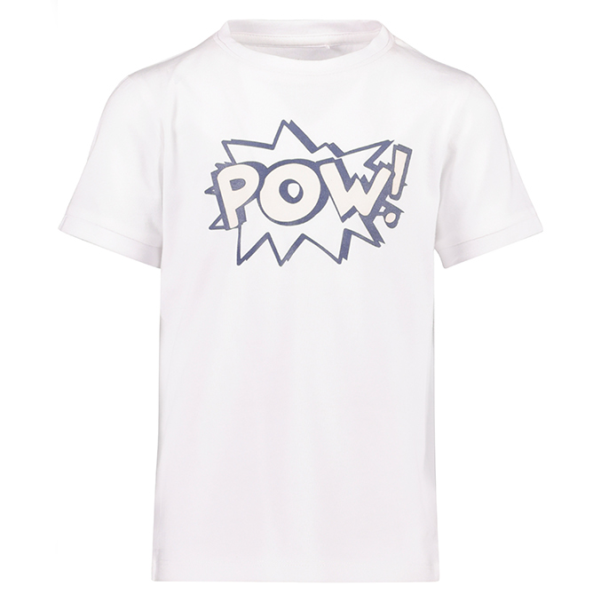 Roomwit T-shirt met print
