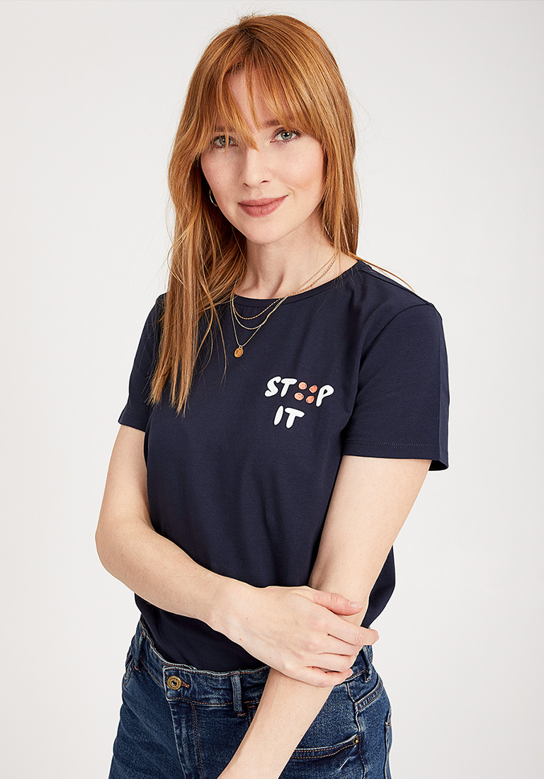 DamesT-shirt STIP IT Ketnet